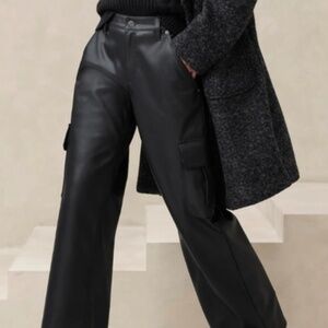 Banana Republic Factory Women’s Vegan Leather Cargo Pants